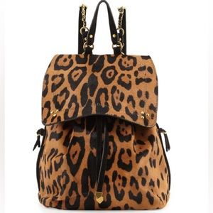 Jerome Dreyfuss Florent Leopard-Print Backpack